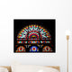 Historic House Glass Stained Wall Decal