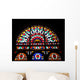 Historic House Glass Stained Wall Decal