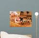 Woman Getting Massage Bamboo Wall Decal