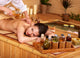 Woman Getting Massage Bamboo Wall Decal