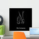 Logo Sexy Legs High-heeled Wall Decal
