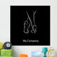 Logo Sexy Legs High-heeled Wall Decal