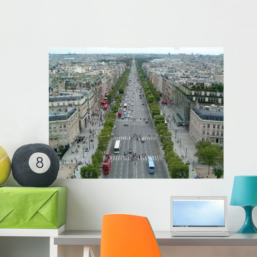Champs Elysees Wall Decal