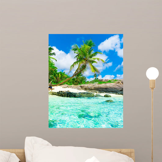 Coast Horizon Palms Wall Decal