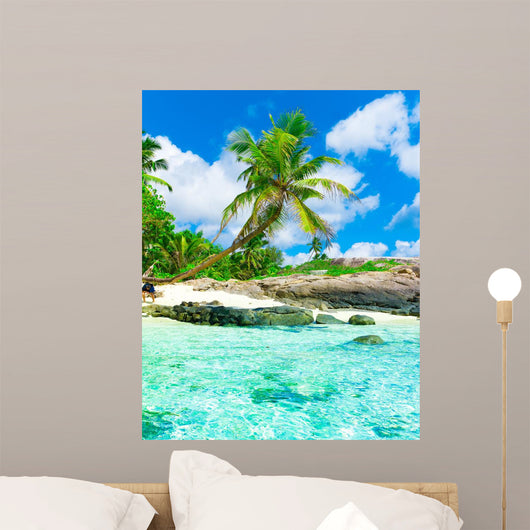 Coast Horizon Palms Wall Decal