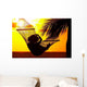 Sunset and Hammock Wall Decal