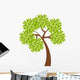 Leafy Tree Illustration Wall Decal