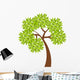Leafy Tree Illustration Wall Decal