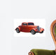 American Hot Rod White Wall Decal
