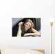 Happy Woman Showing Key Wall Decal