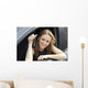 Happy Woman Showing Key Wall Decal