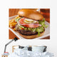 Gourmet Cheeseburger with Mug Wall Decal Design 2