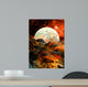 Alien Planet and Moon Wall Decal