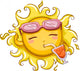 Summer Sun Drink Wall Decal