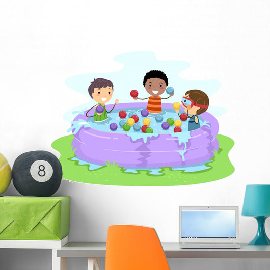 Inflatable Pool Wall Decal