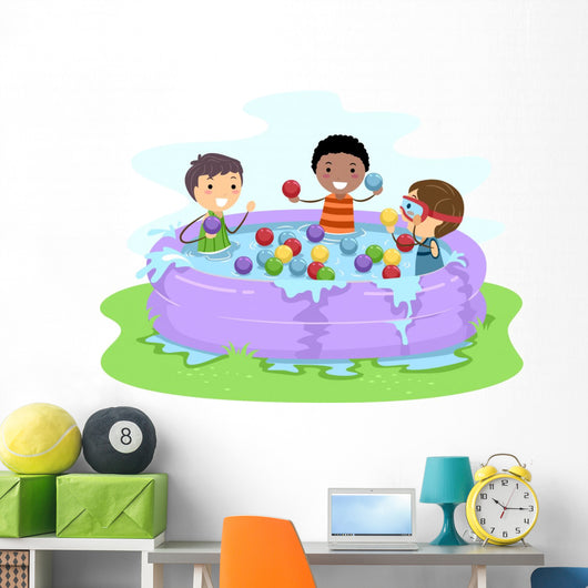 Inflatable Pool Wall Decal