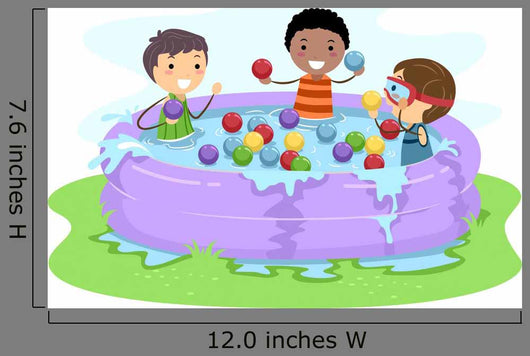 Inflatable Pool Wall Decal