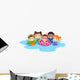Pool Kids Wall Decal
