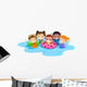 Pool Kids Wall Decal