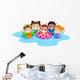 Pool Kids Wall Decal