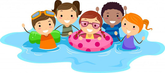 Pool Kids Wall Decal