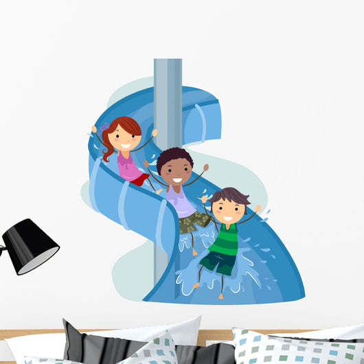 Slide Kids Wall Decal