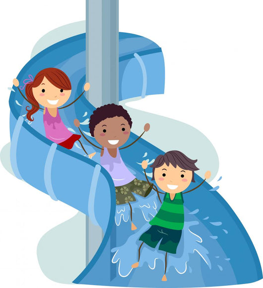 Slide Kids Wall Decal