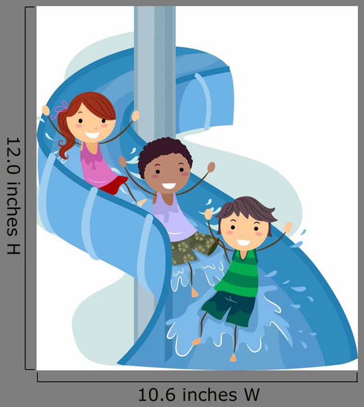 Slide Kids Wall Decal