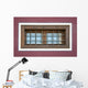 Old Window with Grid Wall Decal