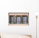 Three Old Windows Wall Decal