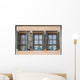 Three Old Windows Wall Decal