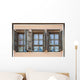 Three Old Windows Wall Decal