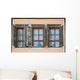 Three Old Windows Wall Decal