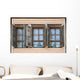 Three Old Windows Wall Decal