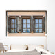 Three Old Windows Wall Decal
