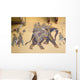 Frescoes Wall Jaipur Rajasthanindia Wall Decal