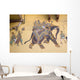Frescoes Wall Jaipur Rajasthanindia Wall Decal