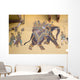 Frescoes Wall Jaipur Rajasthanindia Wall Decal