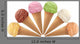 Mixed Ice Cream Wall Decal