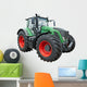 Green Modern Tractor Wall Decal