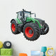 Green Modern Tractor Wall Decal