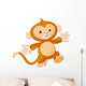 Happy Little Monkey Wall Decal