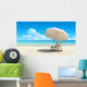 Beach Chair and Umbrella Wall Decal