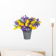 Iris and Tulip Flowers Wall Decal
