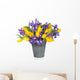 Iris and Tulip Flowers Wall Decal