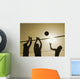Volley-ball Wall Decal