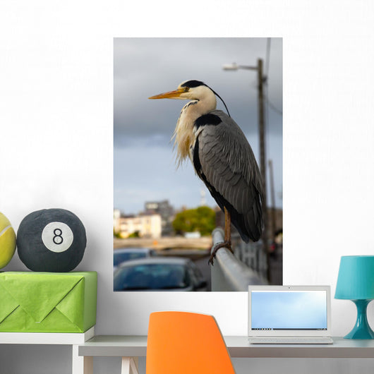 Grey Heron Wall Decal