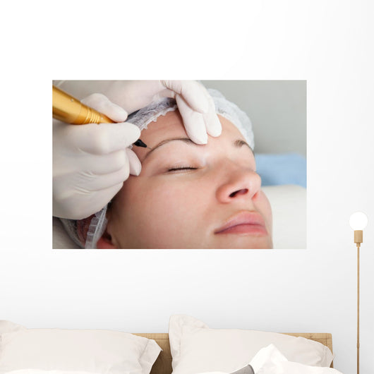 Permanent Makeup Wall Decal
