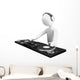 DJs Work Wall Decal