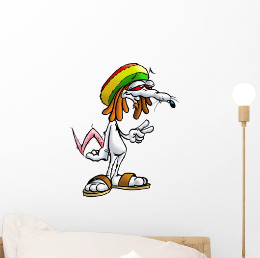 Rat Rasta 01 Wall Decal
